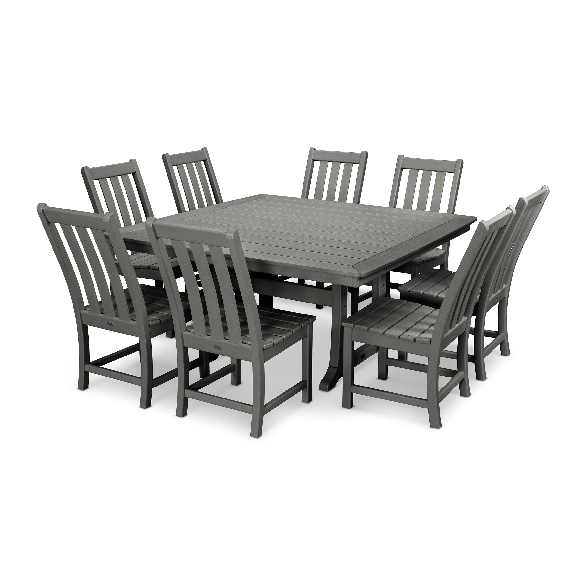 Polywood Vineyard 9 Piece Outdoor Dining Table Set Bed Bath