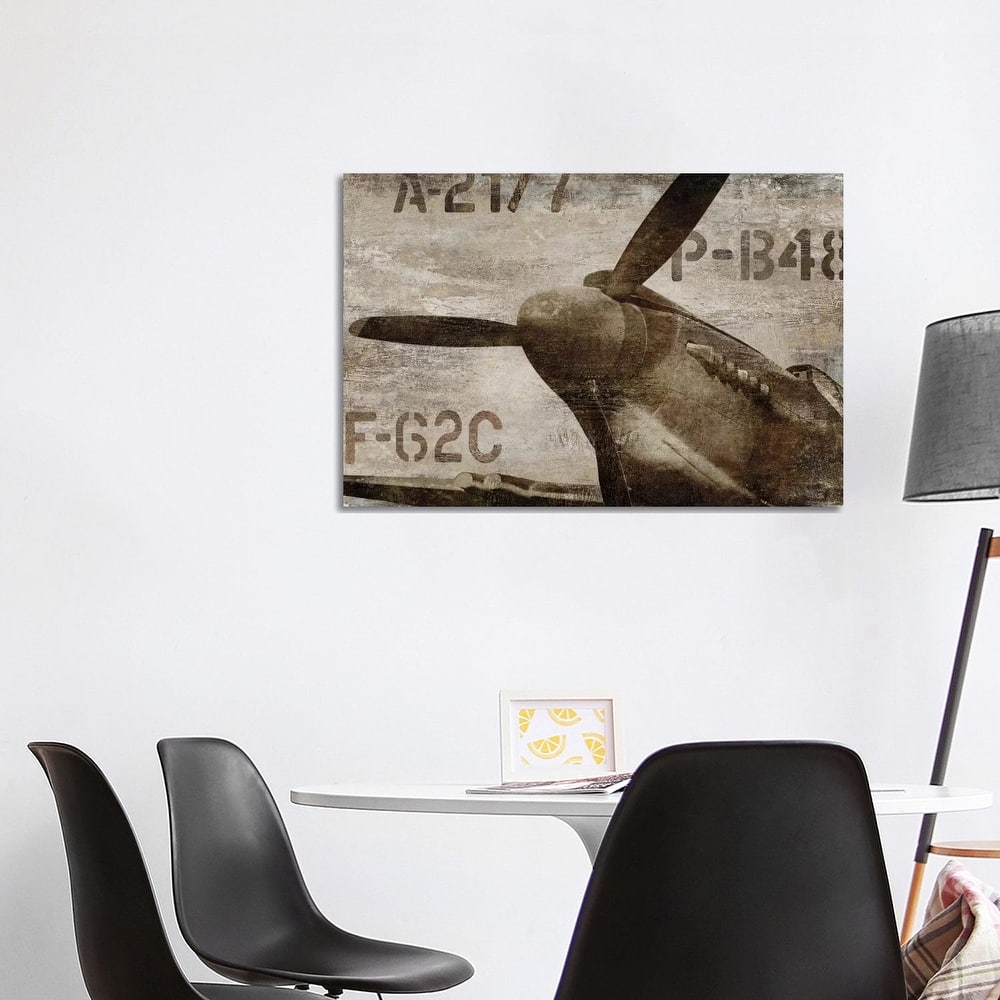 iCanvas "Vintage Airplane" by Dylan Matthews Canvas Print
