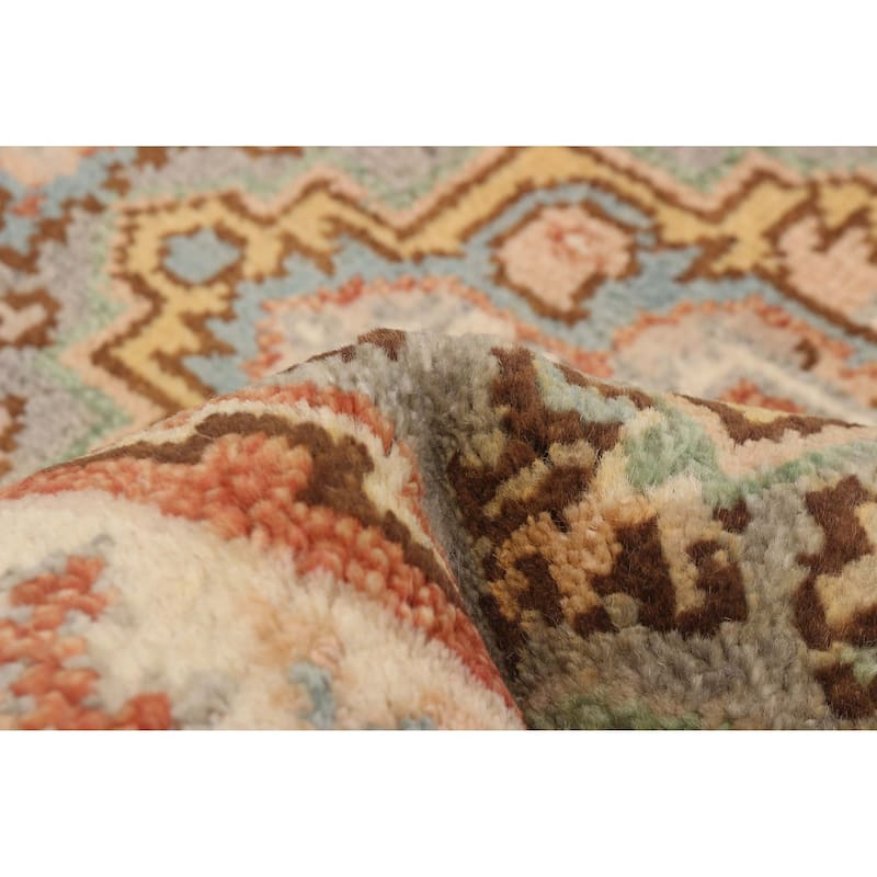 ECARPETGALLERY Hand-knotted Serapi Heritage Grey Wool Rug - 2'4 x 8'2