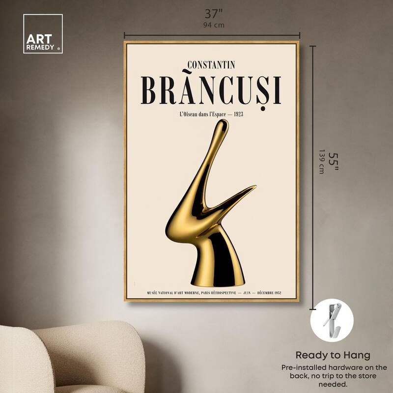 Bird in Space Sculpture Canvas by Art Remedy