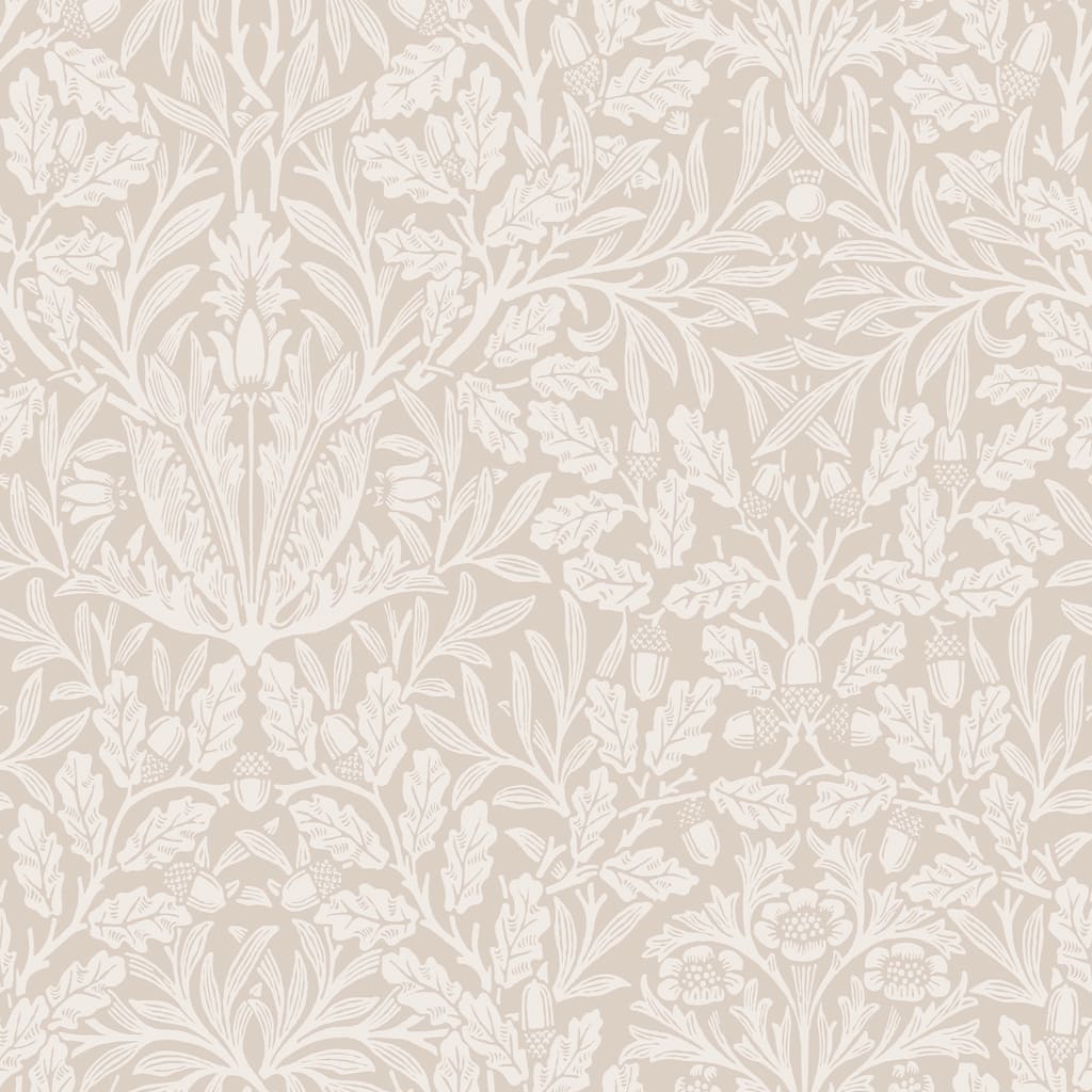 William Morris Acorn Hessian Wallpaper