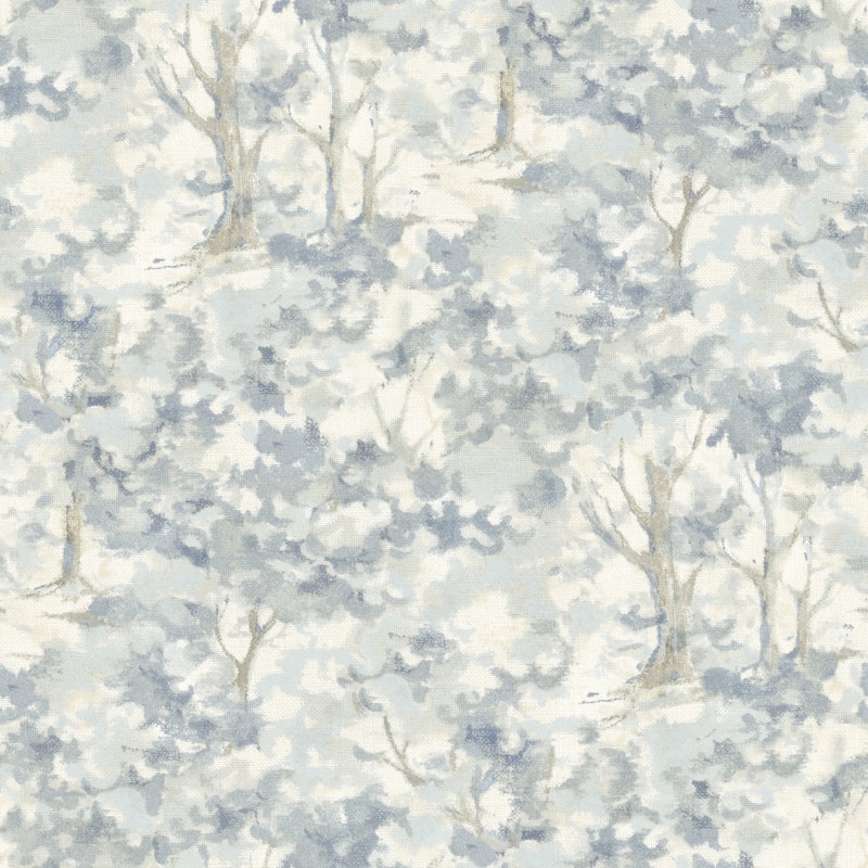 Chesapeake Thicket Blue Forest Wallpaper