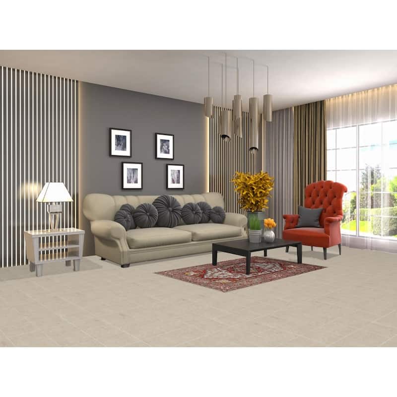 Heriz Serapi Indian Accent Rug Hand-Knotted Wool Carpet - 3'1"x 4'11"