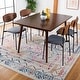 preview thumbnail 14 of 18, SAFAVIEH Tulum Marte Rustic Moroccan Boho Tribal Distressed Rug - Navy/Ivory - 6'7" Square