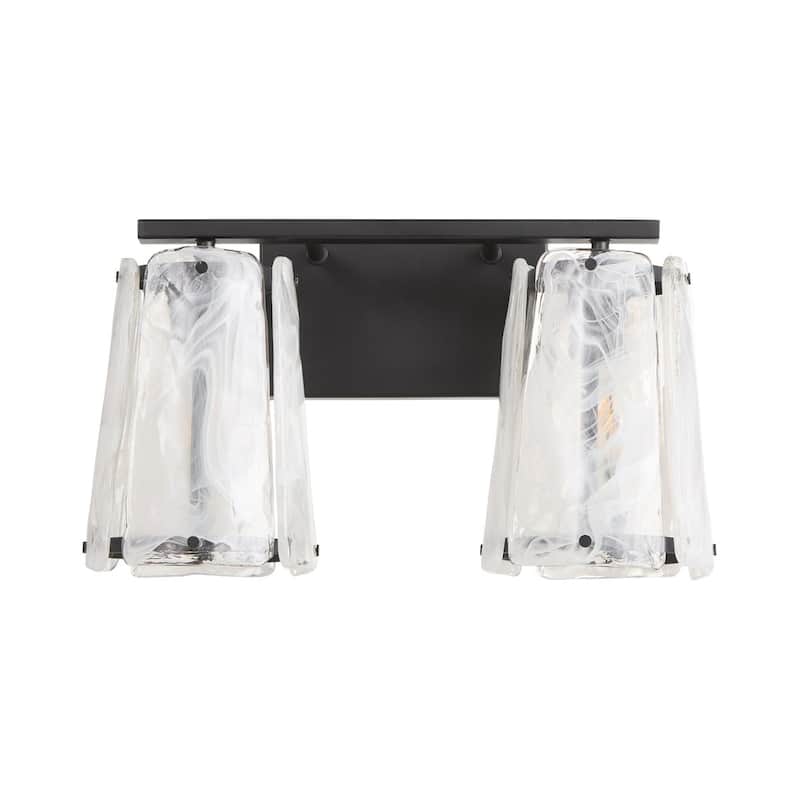 Prestige 2 Light Vanity | Matte Black - Matte Black - 17 Inches Width