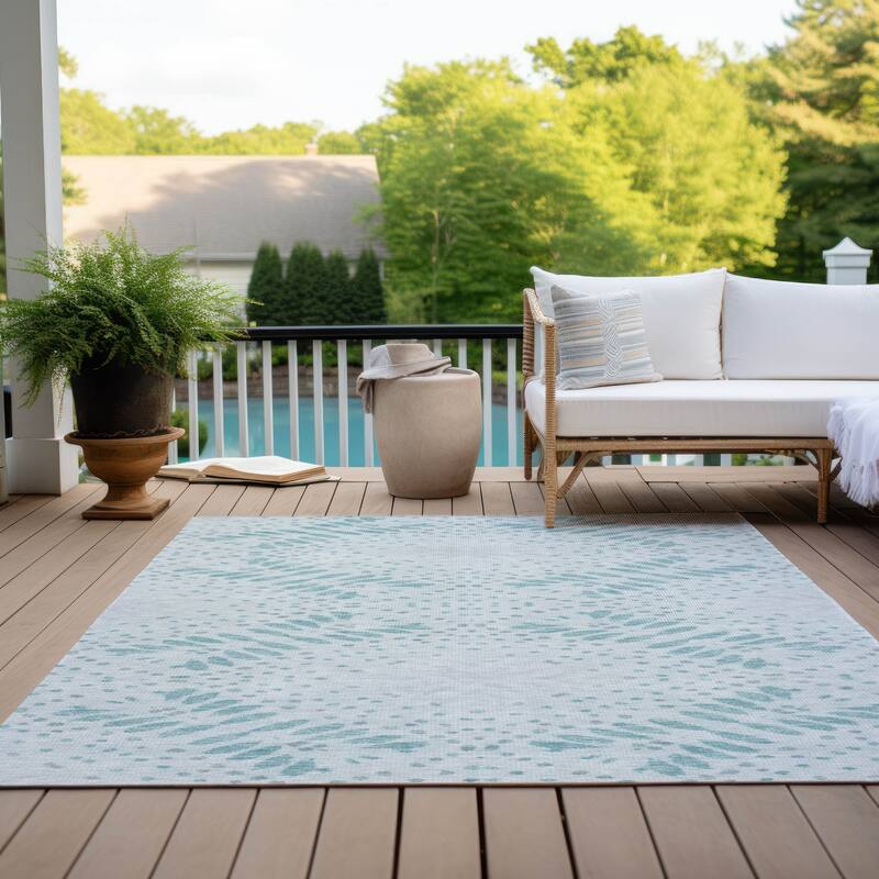 Machine Washable Indoor/ Outdoor Chantille Global Boho Rug