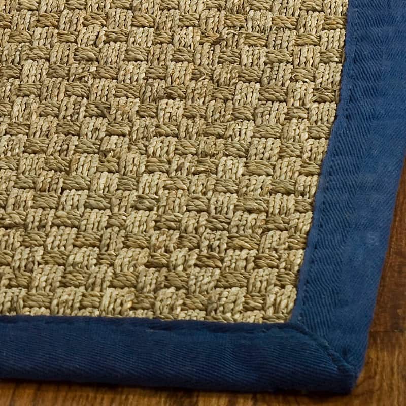 SAFAVIEH Natural Fiber Marina Basketweave Seagrass Rug