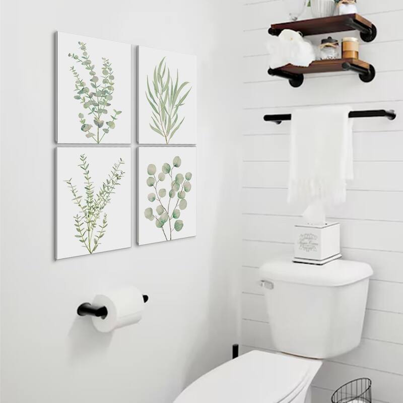 Wall Art, Sage Green Eucalyptus Leaf Prints