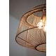 preview thumbnail 6 of 9, Hunter Brookhollow Rattan Pendant - Kitchen Island, Dining Room, Foyer - Casual, Modern, Transitional, Geometric - Designer!