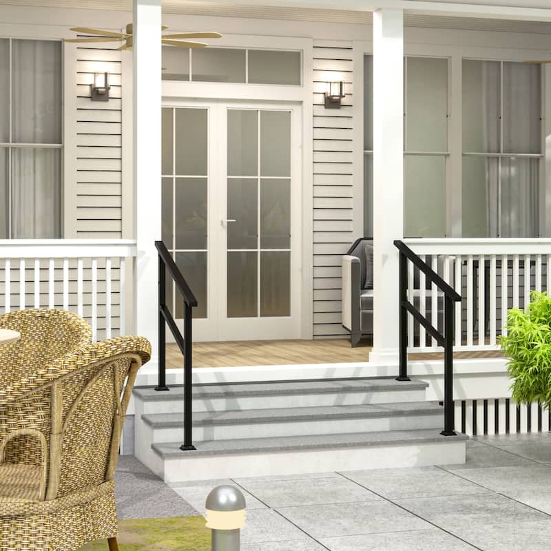 Flexible Outdoor Handrail Kit for Stairs (2-5 Steps) - 40.2''W