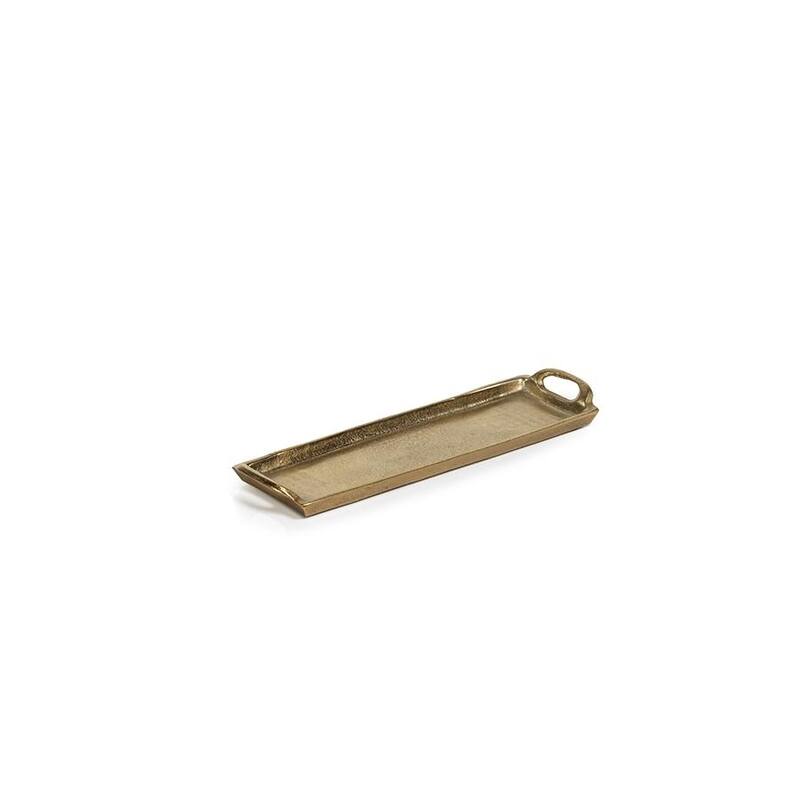 Khanya Rectangular Aluminum Trays, Set of 2