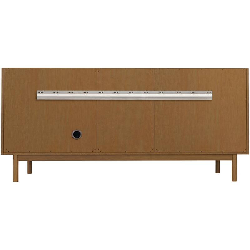 James Martin Vanities 545-V72-1WZ Laurent 72" Double Basin Poplar Wood