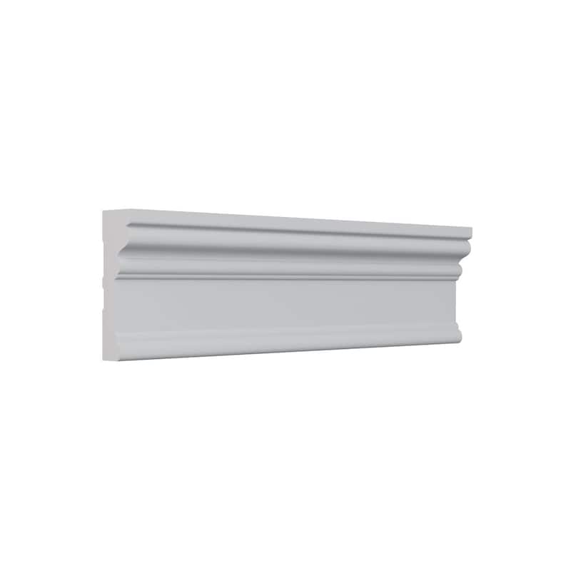 BRB3:11/16-in D x 2-1/4-in W x 96-in L Americraft Solid Hardwood Stain Grade Baby Howe Casing Moulding