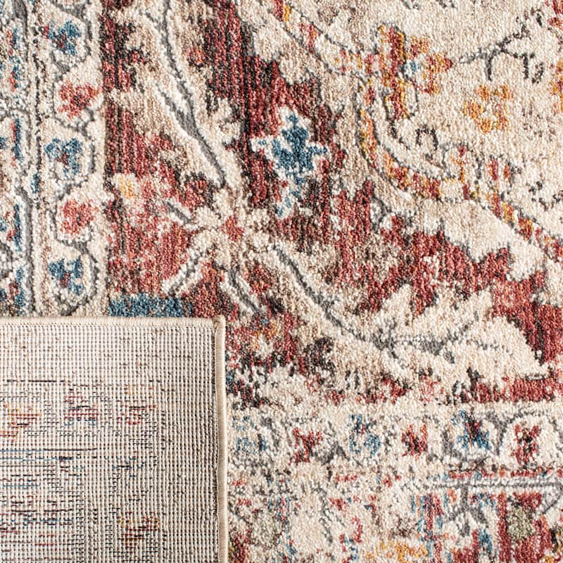 SAFAVIEH Berthilde Vintage Medallion Polyester Rug