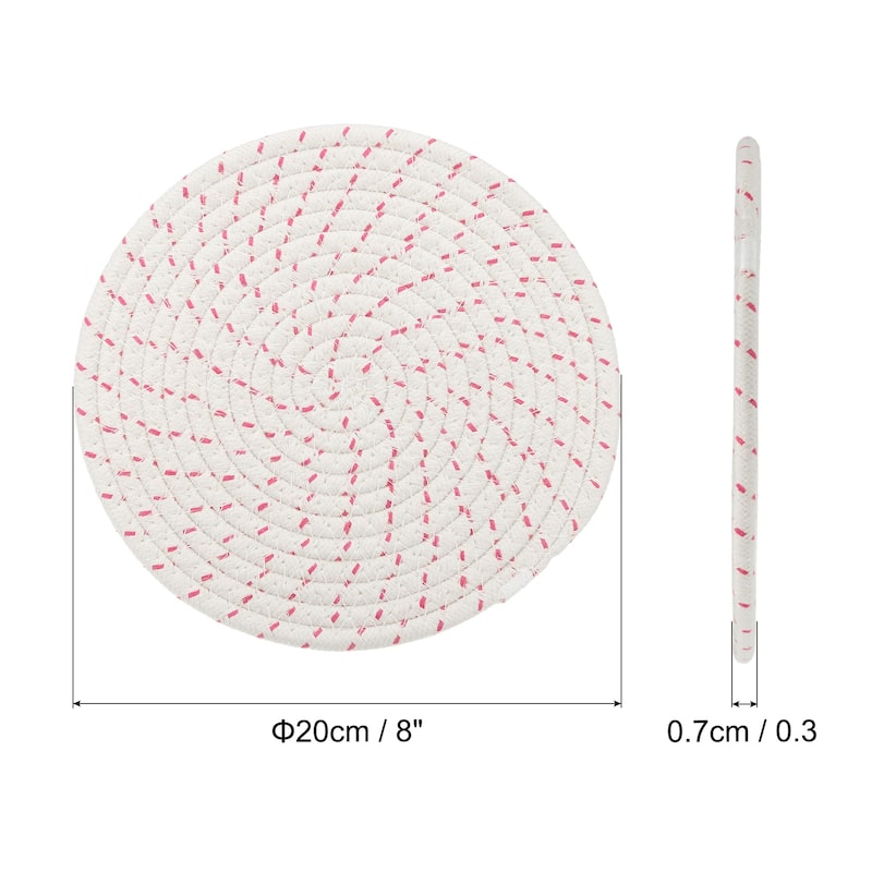 5Pcs Trivets for Hot Dishes 8 Inch for Hot Pots and Pans