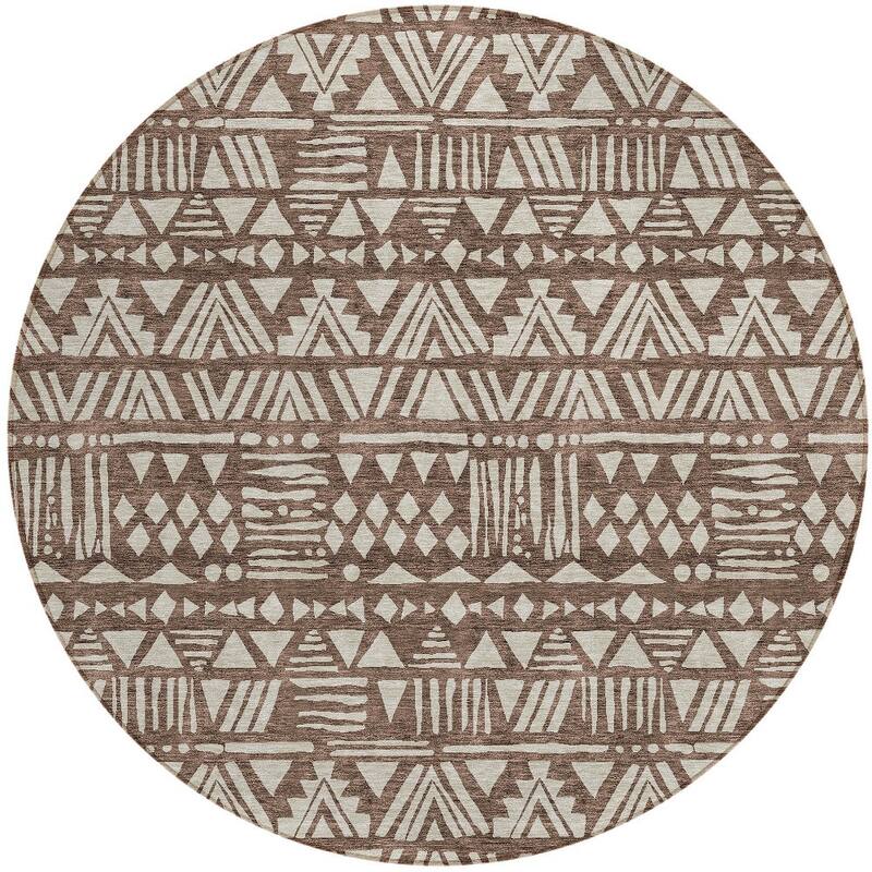 HomeRoots Southwestern Transitional Rectangle Outdoor Rug