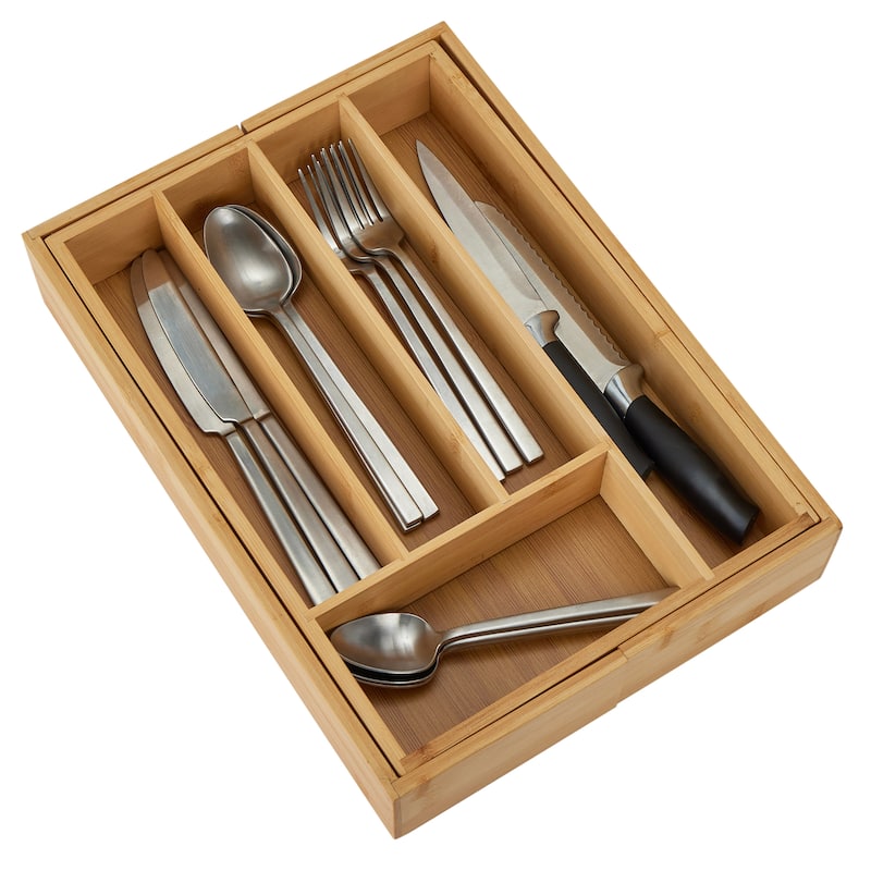 Kitchen Details Bamboo Kitchen Drawer Organizer