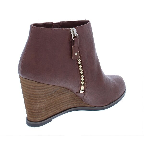 dr scholl's patch wedge bootie