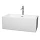Option White / Polished Chrome Trim