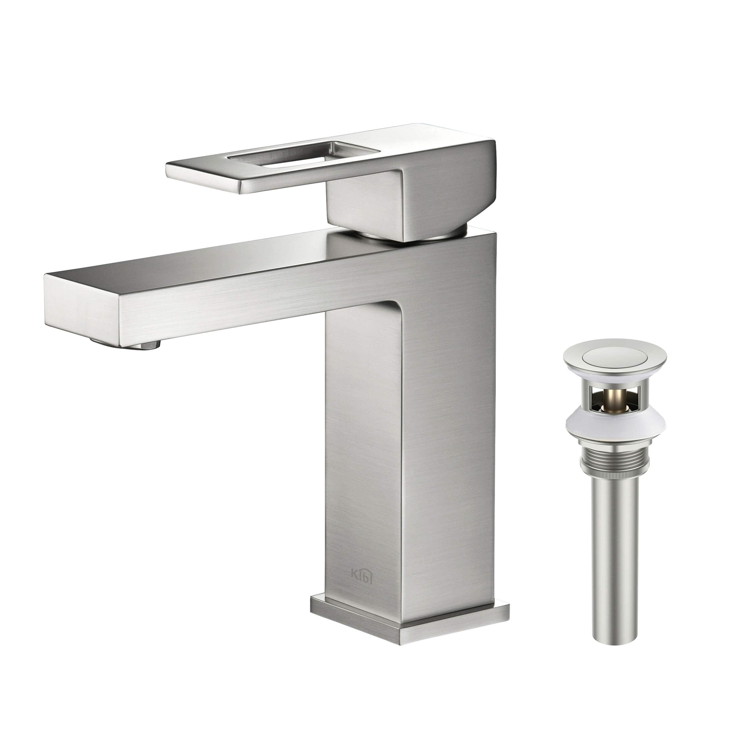 Mirage Single Handle Bathroom Vanity Sink Faucet with Pop Up Drain