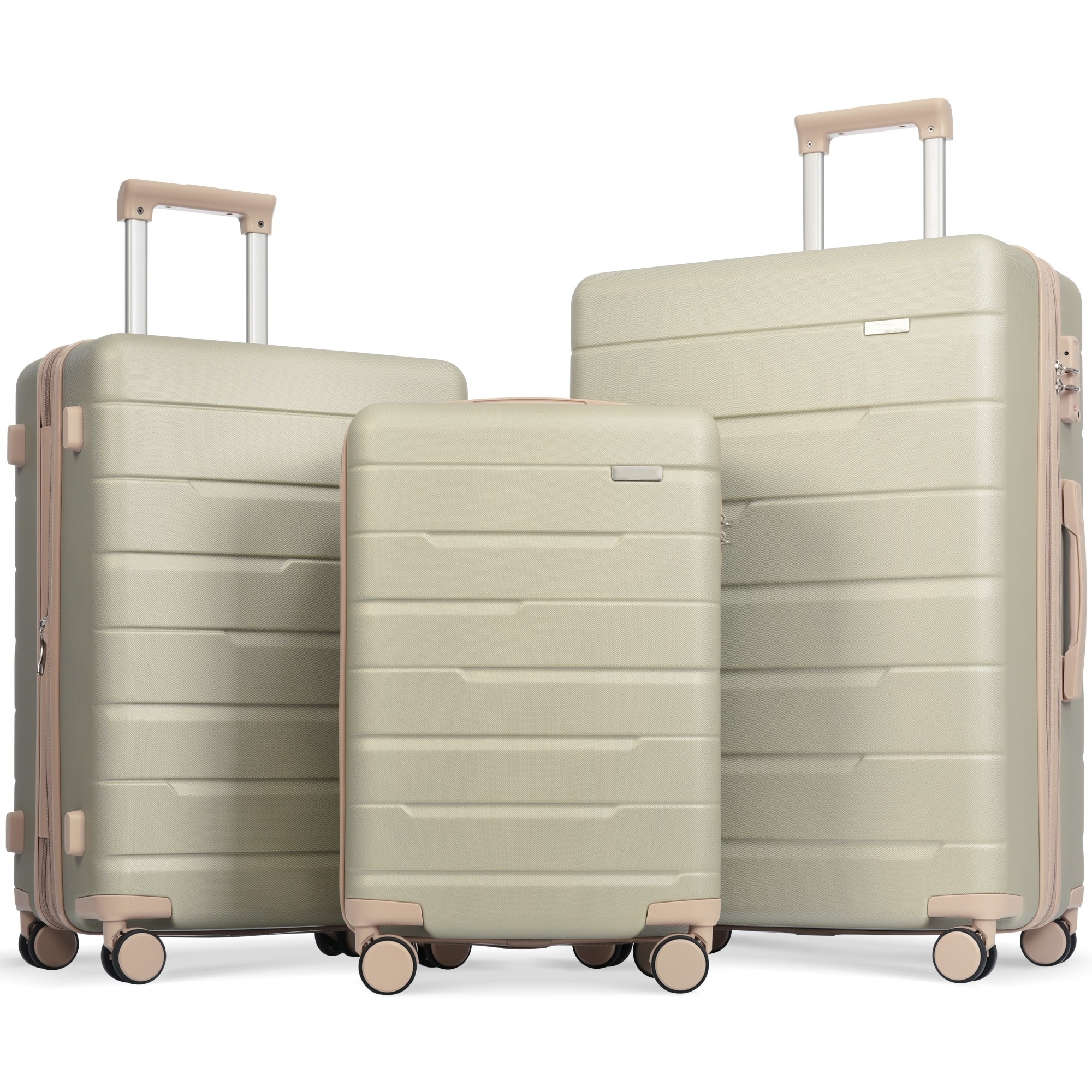 Luggage Sets 3 Piece Suitcase Set 20/24/28,Carry on Luggage Airline  Approved,Hard Case with Spinner Wheels - Bed Bath & Beyond - 38422008