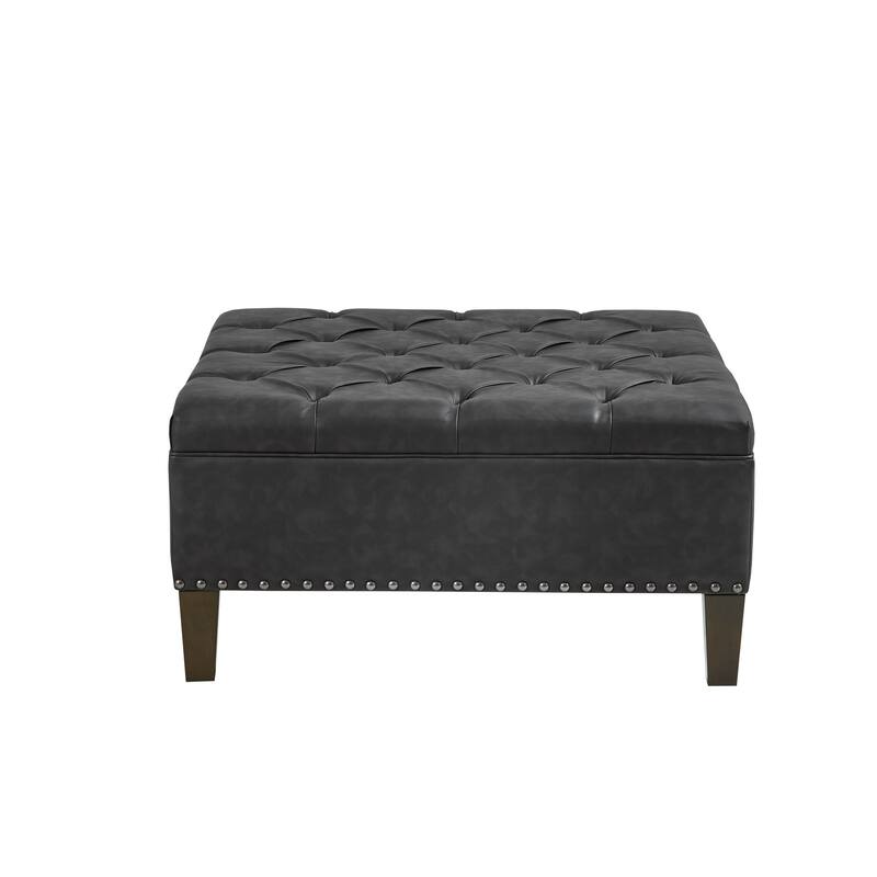 Madison Park Alice Tufted Square Cocktail Ottoman