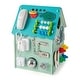preview thumbnail 14 of 12, Costway Wooden Busy House Montessori Toy with Sensory Games & Interior - See Details