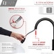 preview thumbnail 5 of 8, STYLISH Pull Dow Kitchen Faucet + Water Tap - Matte Black Finish