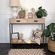 preview thumbnail 9 of 12, Roomfitters 2 Drawer Entryway Console Table for Hallway Foyer