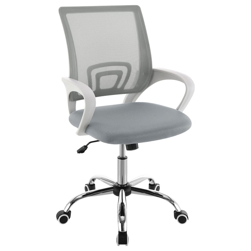 Felton Upholstered Adjustable Home Office Desk Chair - Light Grey