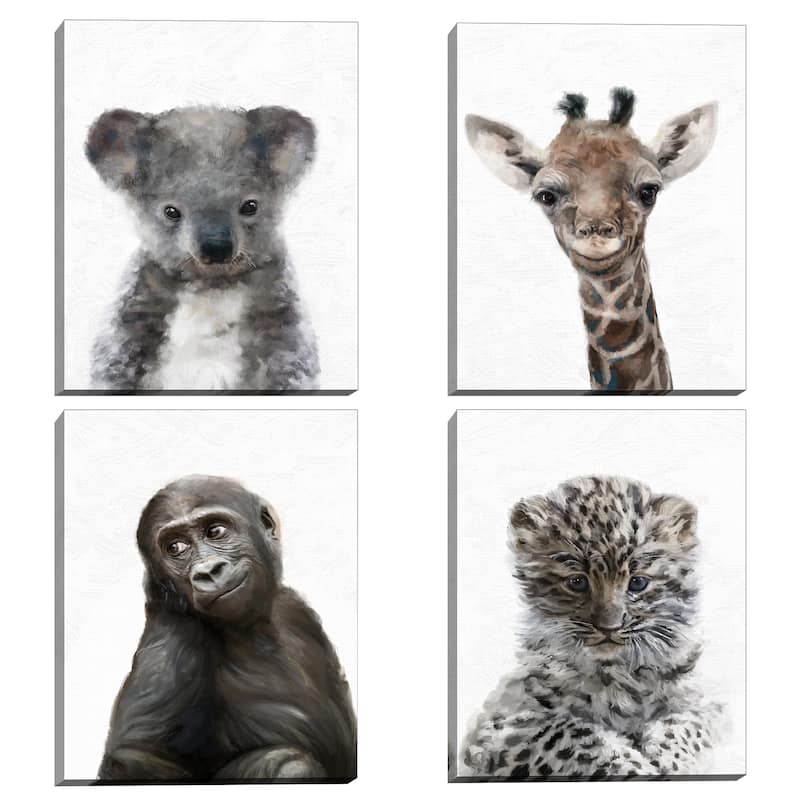 Wild Things I, II, III, IV by Studio Arts Canvas Art Prints