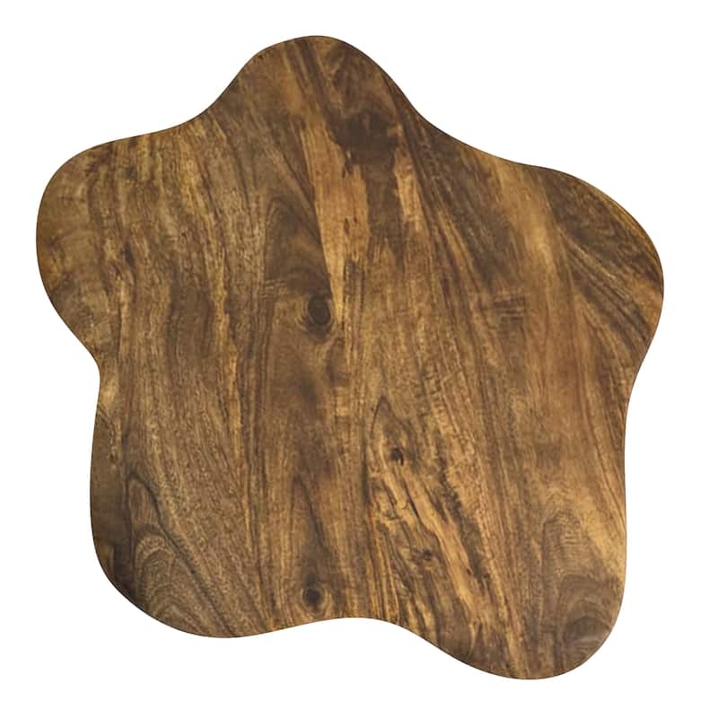 Mid-Century Modern Solid Mango Wood Large Coffee Table