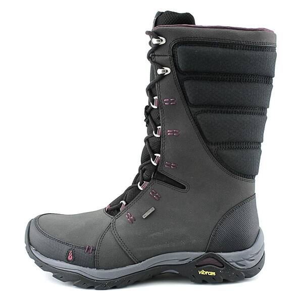 Shop Ahnu Northridge Women Round Toe Canvas Black Snow Boot