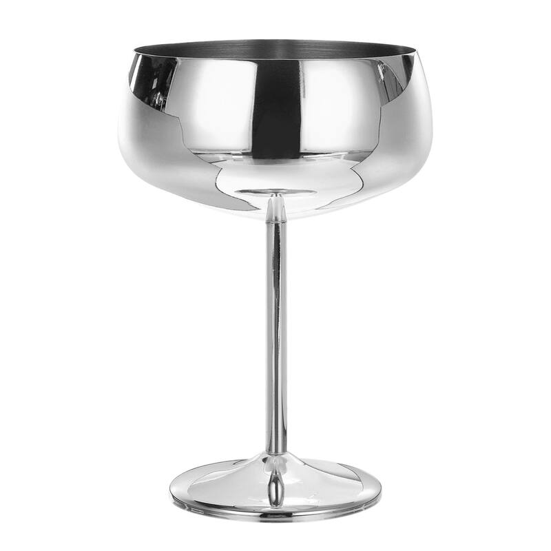 Stainless Steel Martini Cocktail Glasses, 1Pcs 450ml/16 OZ - 450ml/16 OZ