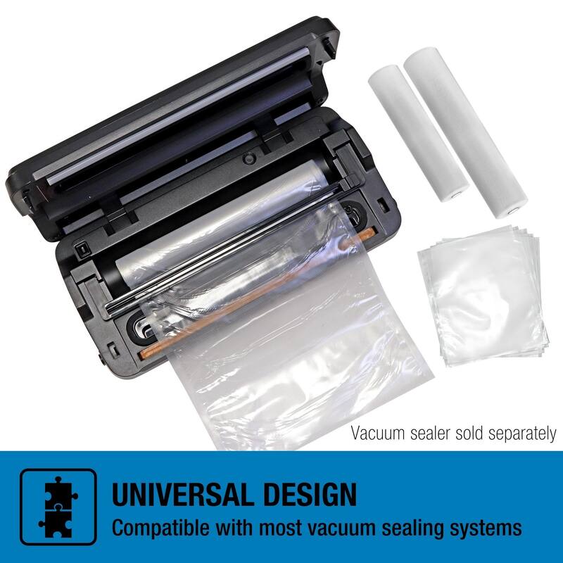 Kenmore Vacuum Sealer Bag & Roll Variety Pack (57 Piece Assortment)