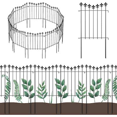 Decorative Garden Fence for Outdoor Patio Garden Yard