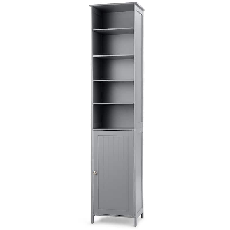 Costway 72''H Bathroom Tall Floor Storage Cabinet Shelving Display - See Description