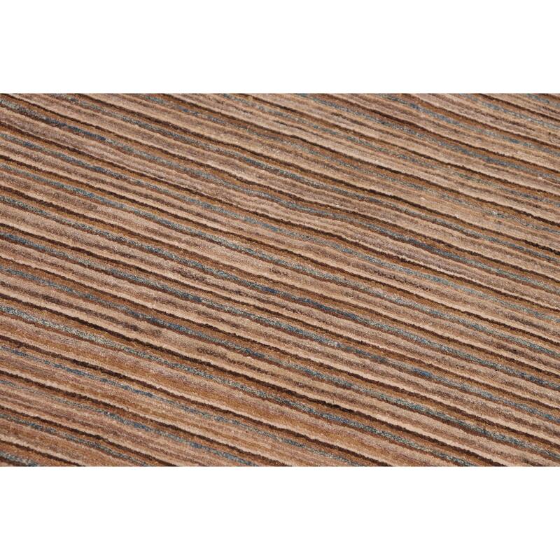 Boho Earthline Gabbeh Hand Knotted Wool Area Rug