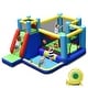 preview thumbnail 1 of 8, Costway Inflatable Bounce House 8-in-1 Kids Inflatable Slide Bouncer - See Details Multi - See Details - 5-7 Years