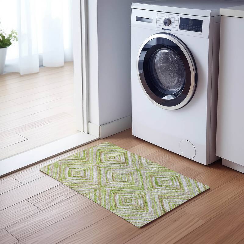 Machine Washable Indoor/ Outdoor Chantille Moroccan Boho Contemporary Rug