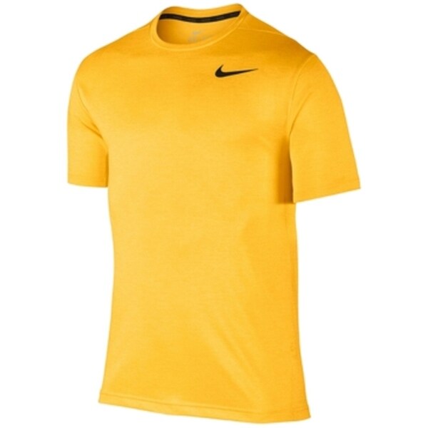 yellow nike dri fit shirt