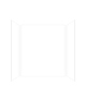 preview thumbnail 14 of 12, Transolid EWK603272 Expressions 60" W x 32" D x 72" H Three Panel White