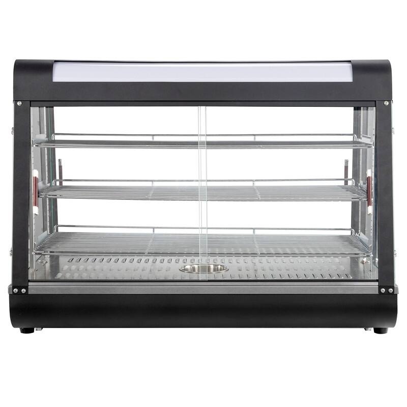 3-Tier 35" 1500W Commercial Food Warmer Display - Black