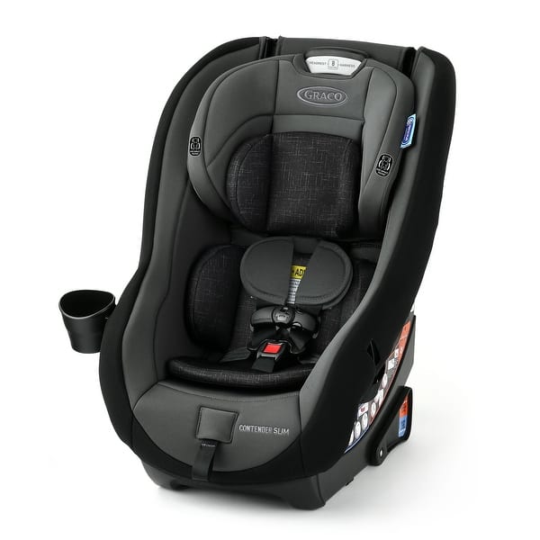 slide 2 of 7, Graco Contender Slim Convertible Car Seat, West Point