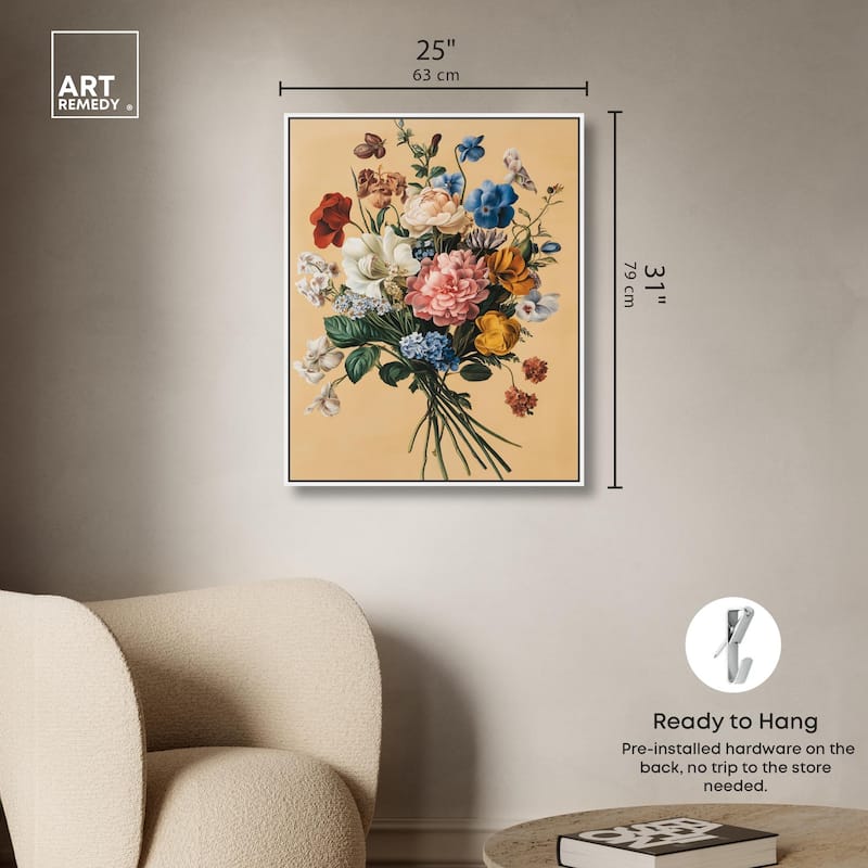 Floral Fiesta Canvas by Art Remedy