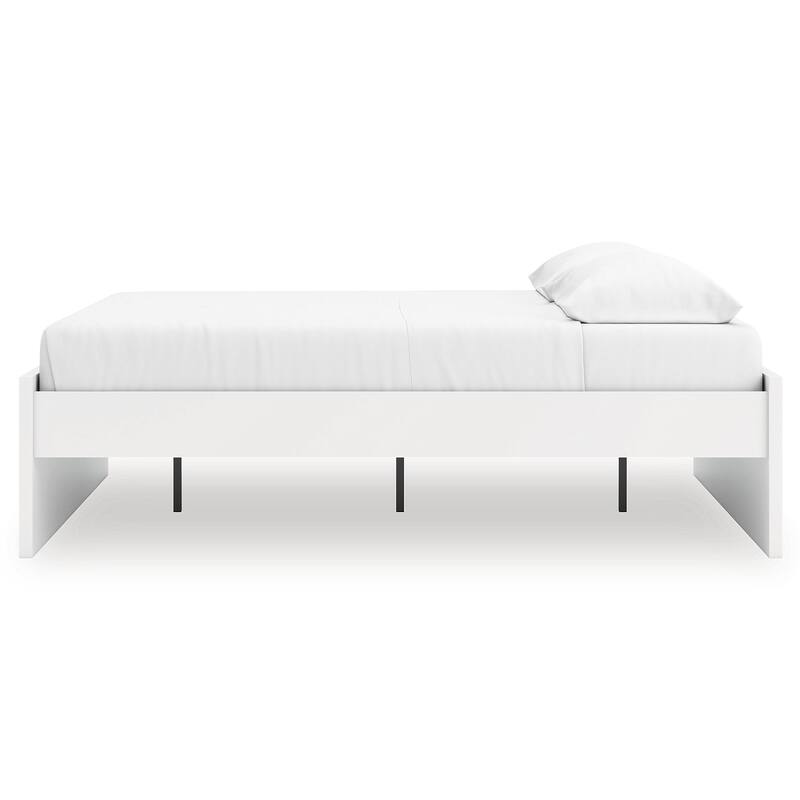Signature Design by Ashley Onita White King Platform Bed Panels