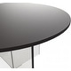 preview thumbnail 7 of 33, Valore Modern Wood Side End Table W Acrylic Base - Round Accent Center Coffee Table for Living Room Bedroom Home Office