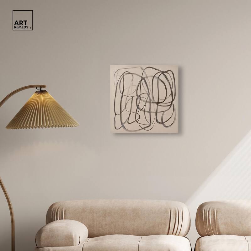 Unbroken Line II Canvas by Art Remedy, Gallery Wrapped