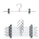 preview thumbnail 2 of 6, MAWA-8pc set, Pant Hanger with Duel Clips K40-D Series White