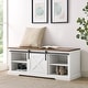 preview thumbnail 12 of 17, Walker Edison 48-inch Sliding Barn Door Bench